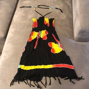 multicolored sundress/ cover up
